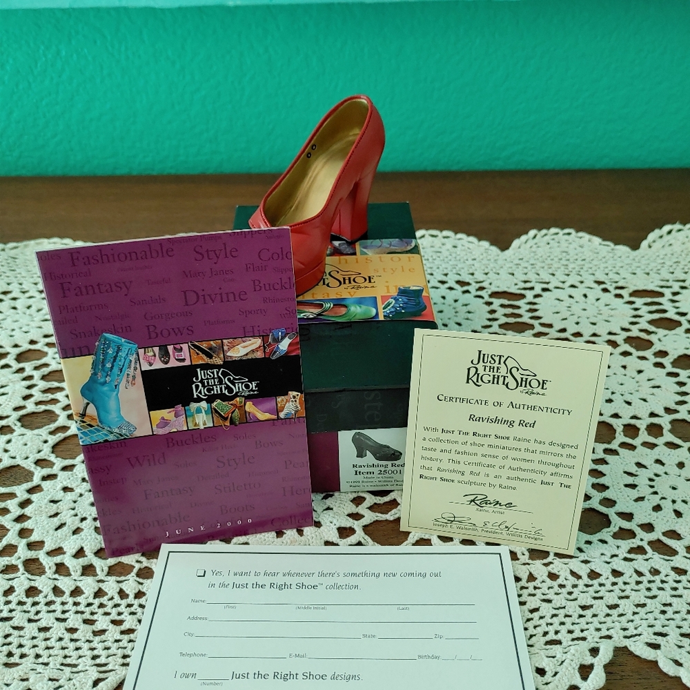 Just The Right Shoe Mini Collectible
